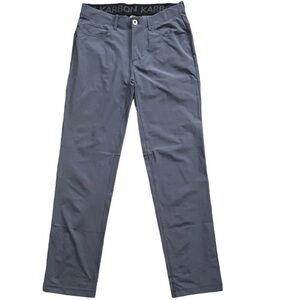 KARBON Lightweight Stretch Golf Chino Pants Mens 32 X 32 Navy Blue
